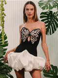 Design Bow Cloud Bud Puffy Birthday Dress Homecoming Dress HZ1022