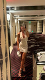 Sexy Slim Fit Hip Low Cut Halter Neck 21st Birthday Homecoming Dress HZ1022