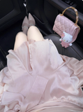 Cute Satin Off-shoulder Bow Birthday Dress Homecoming Dress HZ1022