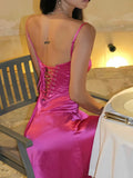 Sexy Mermaid Spaghetti Straps Black Birthday Dress 22th Birthday Outfits HZ1022