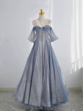 Classy Ball Gown Spaghetti Straps Sequin Evening Dress Long Prom Dresses HZ1121