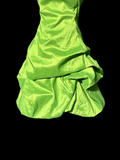 Classy A Line Strapless Taffeta Green Short Homecoming Dress Cocktail Dress Prom Dresses HZ1121