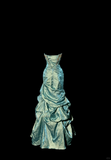 Classy Elegant Ball Gown Strapless Blue Sleeveless Long Prom Dresses HZ1121