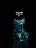 Classy Elegant Mermaid Spaghetti Straps Short Taffeta Sleeveless Prom Dresses HZ1121