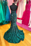 Sequin Strapless Mermaid Long Prom HZ0308