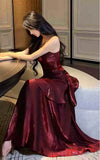 Stunning Mermaid Ruffle Prom Dress Birthday Party Dresses For HZ0308