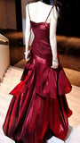 Stunning Mermaid Ruffle Prom Dress Birthday Party Dresses For HZ0308