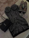 Pretty Sheath Sweetheart Black Beads Summer 16th Birthday Dresses For Teens Hoco Dress Mini 18th Gold Birthday Outfit Cocktail Dresses HZ1121