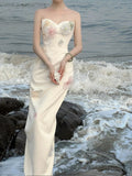 Classy Mermaid Sweetheart White Satin Long Prom Dresses Party Dress Birthday Outfits Graduation Dresses HZ1121