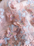 Elegant A line Halter Tulle Lace Blush Pink Sleeveless Long Evening Party Gowns Evening Formal Dresses Prom Dress HZ1121