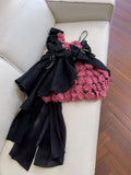 Cute Ball Gown Black Lace Flowers Short Summer 18th Birthday Dresses Hoco Dress Mini 21st Birthday Outfit Cocktail Dresses HZ1121