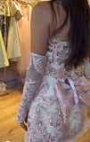 Vintage Ball Gown Gold Homecoming Dresses 18th Birthday Outfits HZ1022