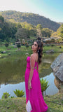 Elegant A Line Spaghetti Straps Long Prom Dresses Party Dress Summer 22th Birthday Outfits 18th Birthday Dresses HZ1121