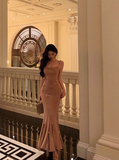 Elegant Mermaid Spaghetti Straps Sleeveless 21st Birthday Dress Party Gown Birthday Outfits Birthday Dress Ideas For Women HZ1121