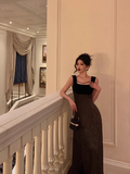 Modest A line Square Neckline Satin 21st Birthday Dress Party Gown Birthday Outfits Birthday Dress Ideas For Women HZ1121