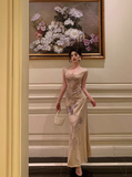 Elegant Sheath Floral Sleeveless 21st Birthday Dress Party Gown Birthday Outfits Birthday Dress Ideas For Women HZ1121