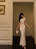 Elegant Sheath Sleeveless Ivory 21st Birthday Dress Party Gown Birthday Outfits Birthday Dress Ideas For Women HZ1121