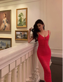 Sexy Sheath Spaghetti Straps Hot Pink Sleeveless 21st Birthday Dress Party Gown Birthday Outfits For Women HZ1121