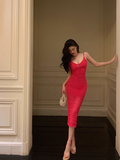 Sexy Sheath Spaghetti Straps Hot Pink Sleeveless 21st Birthday Dress Party Gown Birthday Outfits For Women HZ1121