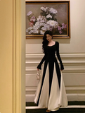 Classy A Line Square Black Sleeveless 18th Birthday Dress Party Gown Birthday Outfits Birthday Dress Ideas For Women HZ1121