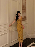 Elegant Sheath V Neckline Yellow 18th Birthday Dress Party Gown Birthday Outfits Birthday Dress Ideas For Women HZ1121