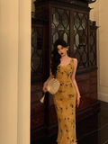Elegant Sheath V Neckline Yellow 18th Birthday Dress Party Gown Birthday Outfits Birthday Dress Ideas For Women HZ1121