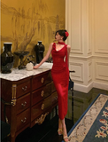 Elegant Sheath Red 18th Birthday Dress Party Gown Birthday Outfits Birthday Dress Ideas For Women HZ1121