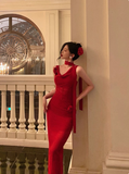 Elegant Sheath Red 18th Birthday Dress Party Gown Birthday Outfits Birthday Dress Ideas For Women HZ1121