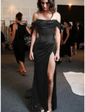Pretty Sheath Column Prom Dresses Minimalist Dress Evening Party Prom Dress Graduation Dress HZ1121