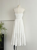 Sexy A line Spaghetti Straps Floral Summer Dress Holiday Party Outfits For Women HZ1121