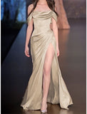 Pretty Sheath Column Prom Dresses Minimalist Dress Evening Party Prom Dress Graduation Dress HZ1121